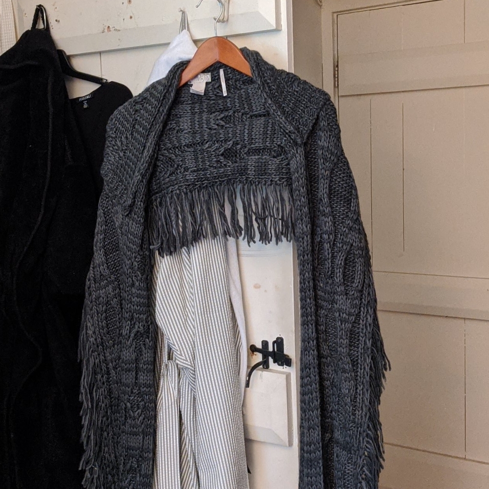 Free People Hooded Knit Scarf